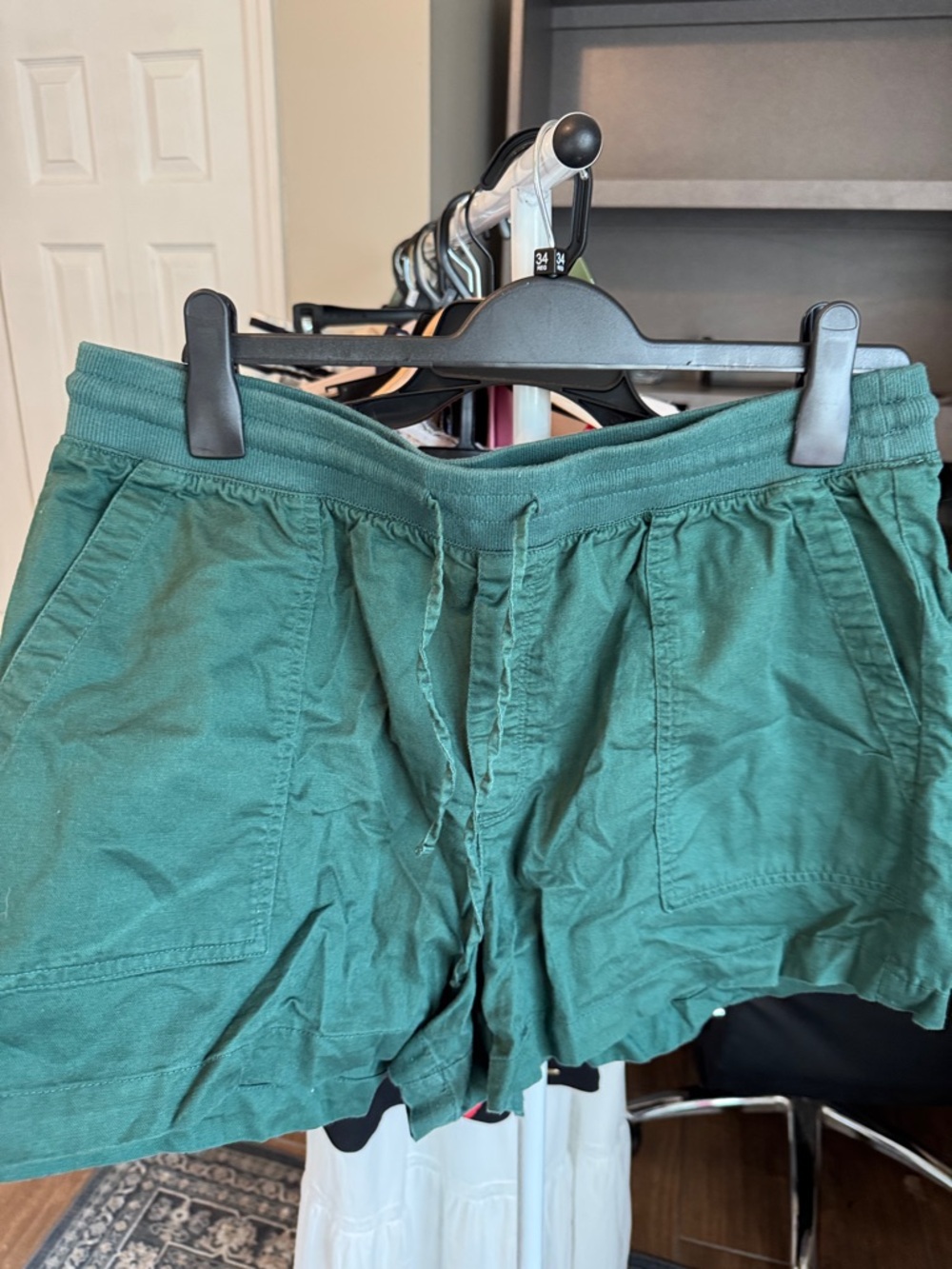 GAP Teal Green Drawstring Athletic Shorts
